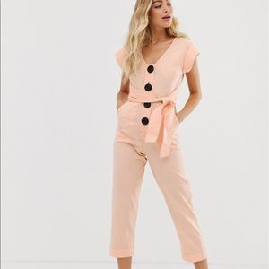 Button down jumpsuit